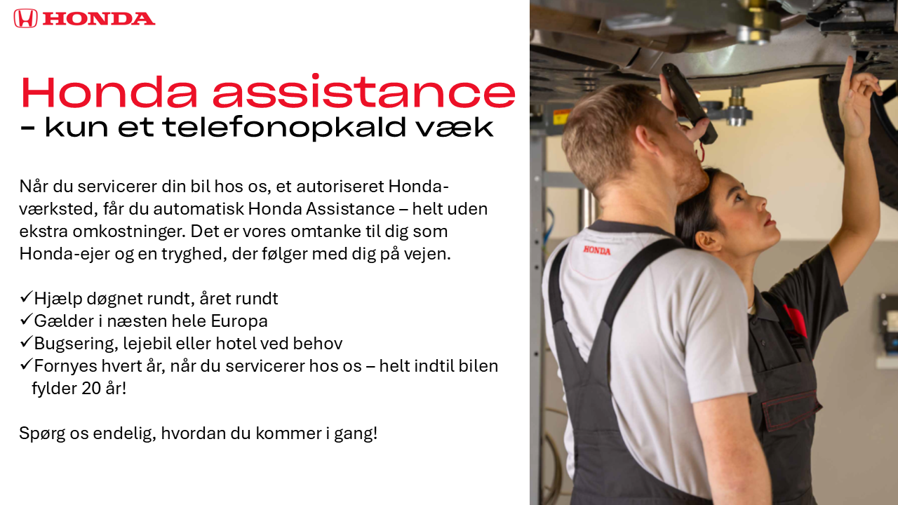 Honda assistance